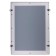 The frame for advertising and ads is wall, A4, 210 x 297 mm, an aluminum profile 25 mm