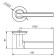 Separate handle Blade TL SSC-16 satinized, chromium color
