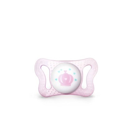 Silicone orthodontic micro dummy, set 2 pcs., 0 to 2 months, for the princess-1