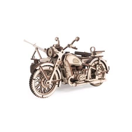Wooden designer "Motorcycle with stroller" Uranus "-1