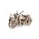 Wooden designer "Motorcycle with stroller" Uranus "
