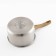 Stainless steel bucket for milk, d = 17.5, with a lid, plastic pen, 304 steel, thickness 0.5 mm, induction
