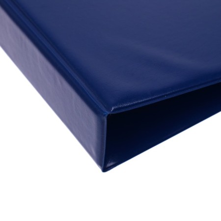Album for coins on rings, optima format 230 x 265 mm Calligrata, includes up to 20 sheets, PVC cover, blue-2