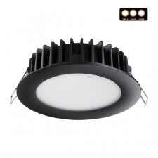 The lamp is built -in LED with a color temperature switch NOVOTECH. Lante, 15W, LED, 36x120x120 mm, black color