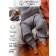 Pants knitted children's amababy pure love comfy, height 92, color gray