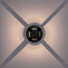 Тротуарный светильник Arte Lamp Piazza A3221IN-4BK, LED, 1 Вт, 6х6х5.5 см, 30 Лм, чёрный