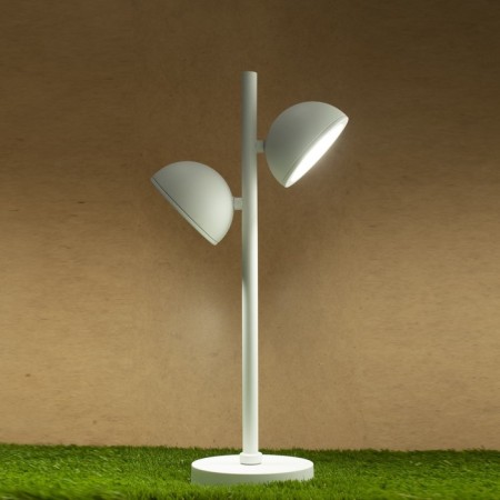 Street lamp Mantra Everest, GX53, 2x10W, 210x100x450 mm, white color-1