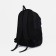 A backpack with a zipper, 3 outer pockets, black/blue color
