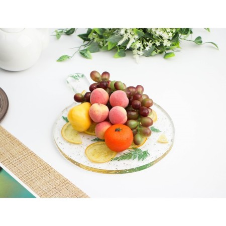 Magistro “summer” supply dish, d = 22 cm, epoxy resin-1