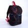 Baby backpack on lightning, 2 outer pockets, black color