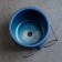 Kashpo "The pot that survived" 14x14x13cm, blue