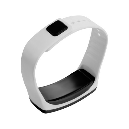 Watch of wrist, electronic children's "glare", silicone strap, dial 5 x 2 cm, white-3
