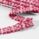 Decorative braid “Twydal”, bilateral, 30 mm, 5 ± 0.5 m, fuchsia color