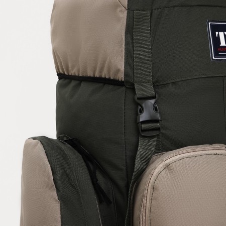 Tourist backpack on the valve, TAIF, 60 l, 2 outer pockets, olive color-4