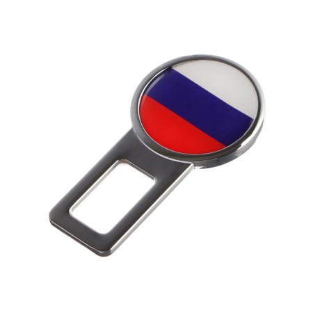 Safety belt plug, Russian flag