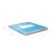 Notebook 12 sheets in the Erichkrause Bright "Classic" line, cover covering cardboard, blue