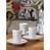 Coffee cup with a saucer TASSEN Impish, 80 ml, white color