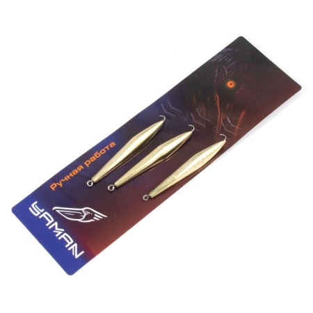 Vertical "Yaman" torpedo, size 50 mm, 5 g, brass color-4