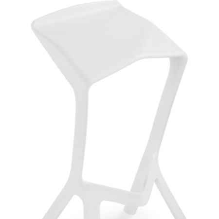 MAGA MEGA chair plastic, white 50x43x80 cm-4