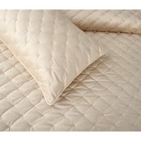 Kit: bedspread, pillowcase, size 160x220 cm, 50x70 cm, cream color-3