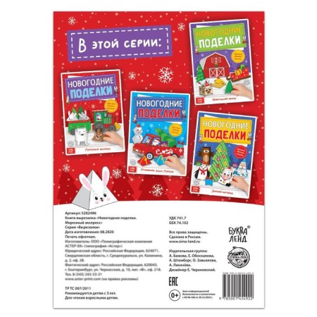 Book-cutter "New Year's crafts. Frosty express ”, 20 p.-3