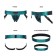 Strap-on-u-u-u-harnais curious strapon, green metallic