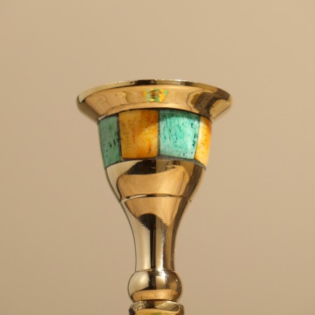 Camel candlestick 17 cm, brass-7