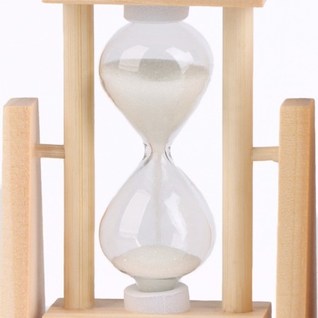 Sanding clock "Start your morning with a smile" with an organizer for the office, 13.5 x 9.5 x 5 cm-2
