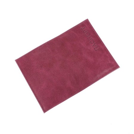 Cover for passport+cards P405, without fastener, n/k, burgundy cracker