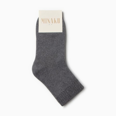 Women's terry socks minku, dark gray color, rr 36-39 (23-25 ​​cm)-2