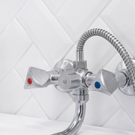 Bath mixer RMS SL119-143, two-wound, chrome-2