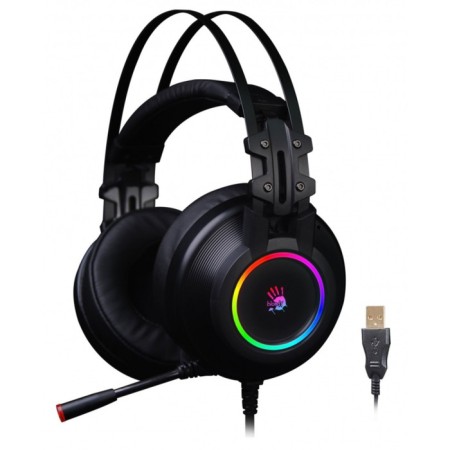 Headphones with A4Tech Bloody G528C Microphone Black 2M Monitoring Head (G528C)