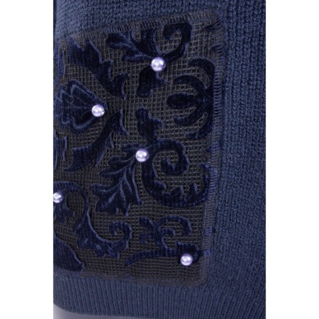 Female jumper, size 44, blue color-4