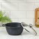 Pan, 2 l, d = 22 cm, h = 15.5 cm, kyshka, anti -stick coating, color dark marble