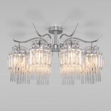 Люстра Sevilia, 8x60Вт E14, цвет хром