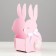 Wooden Kashpo 13x7.5x22 cm "Bunny", pink