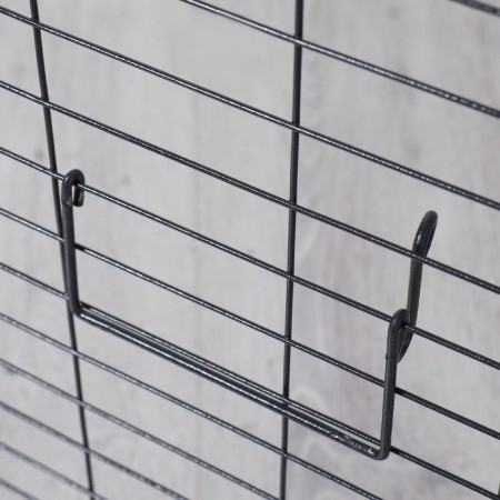 Animal aviary "Pigzon" 6 sections on clips 60 x 60 cm, Sh.p. 37-40 mm, folding, black-4