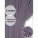 Set of curtains "Canvas", size 200x270 cm, 2 pcs, color violet