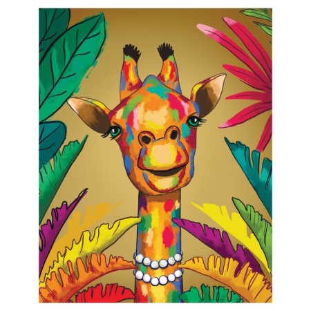 Pillow Roller "Multi -colored giraffe, decorative, size 16x45 cm-1