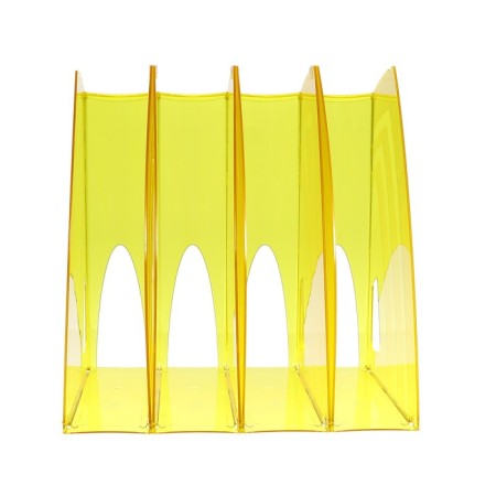 Paper tray Vertical Calligrata "premium", 70mm, tinted yellow-3