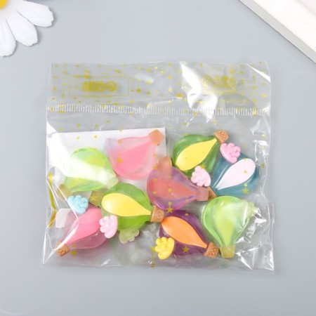 Decor for creativity plastic "Air ball" set 10 pcs mix 2.7x2.4 cm-3