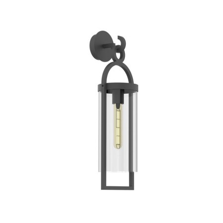 Street lamp Mantra Maya, E27, 1x20W, 175x170x585 mm, dark gray color