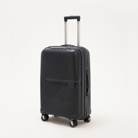 Middle suitcase 24 ", lightning department, code castle, 4 wheels, dark gray color