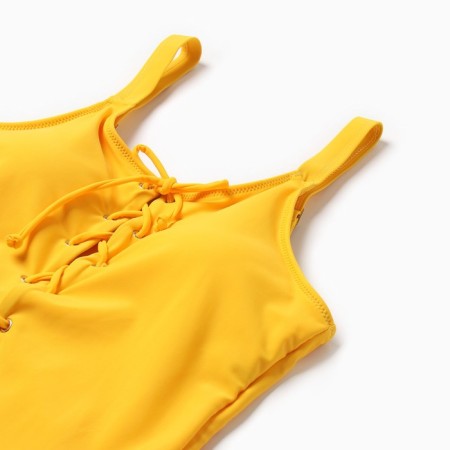 Swimsuit Assed female minku color yellow, size 48-10
