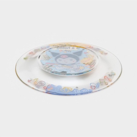 Glass plate "Kuromi. Graffiti ", d = 19 cm-2