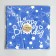 Paper napkins "Happy birthday", set, 20 pcs., 33 × 33 cm., Blue color
