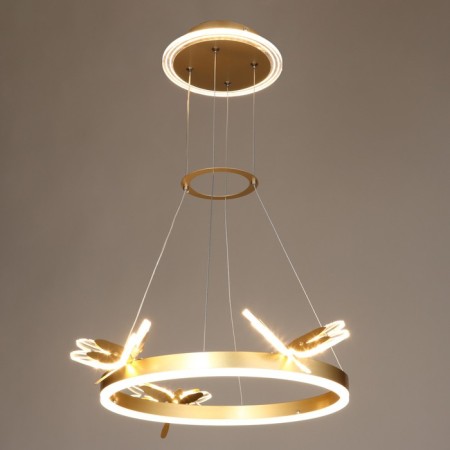 LUST "DRAGRAL" LED 48W 3000-6000K gold 52x52x80 cm Bayerlux-1
