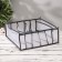 Organizer for storage of underwear "Pollen", 6 cells, 32 × 32 × 12 cm, color gray color
