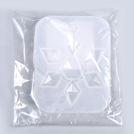 Silicone form universal, Snowflake-Crystal suspension-4