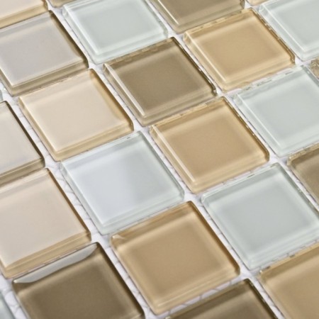 Glass mosaic Bonaparte Raf Coffee, 300x300x4 mm-2